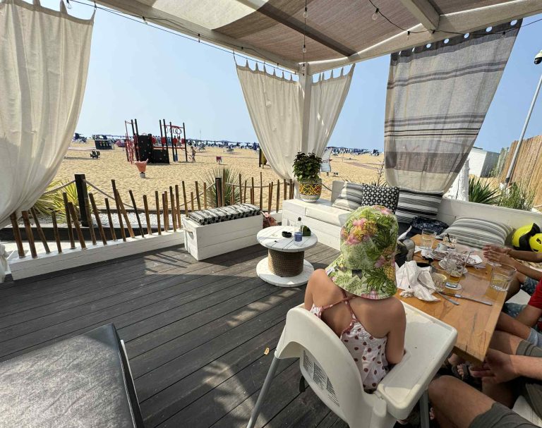Bibione tengerpart étterem gyerek