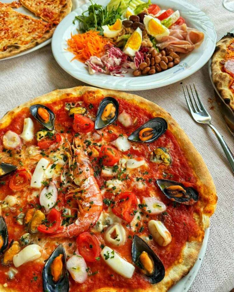 tengeri herkentyűs olasz pizza