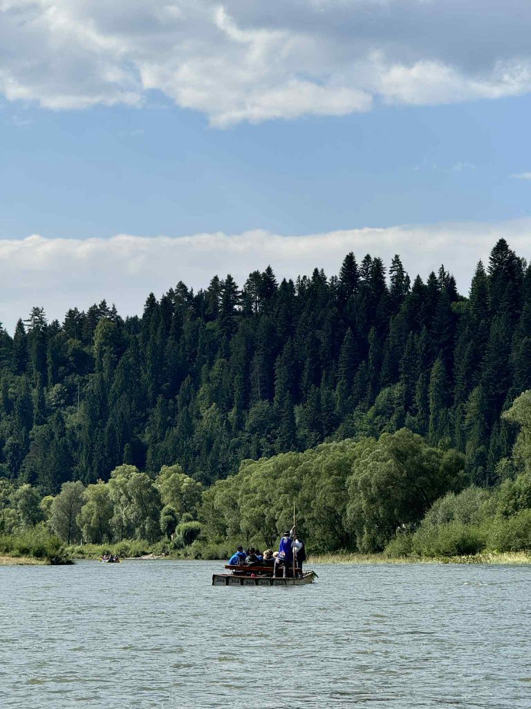 Dunajec tutajozás Lengyelország gyerekkel