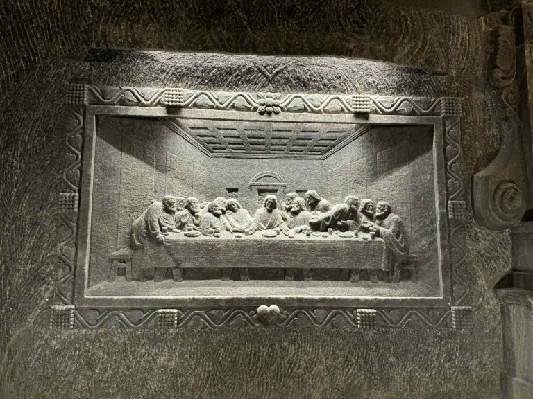 Az utolsó vacsora Leonardo da Vinci Wieliczkai sóbánya