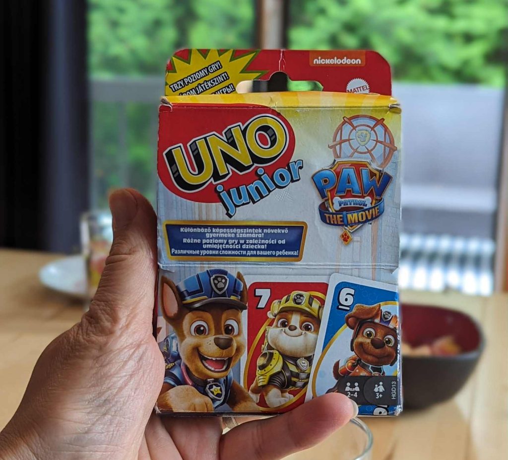 utazós játékok gyerekeknek UNO Mancs őrjára