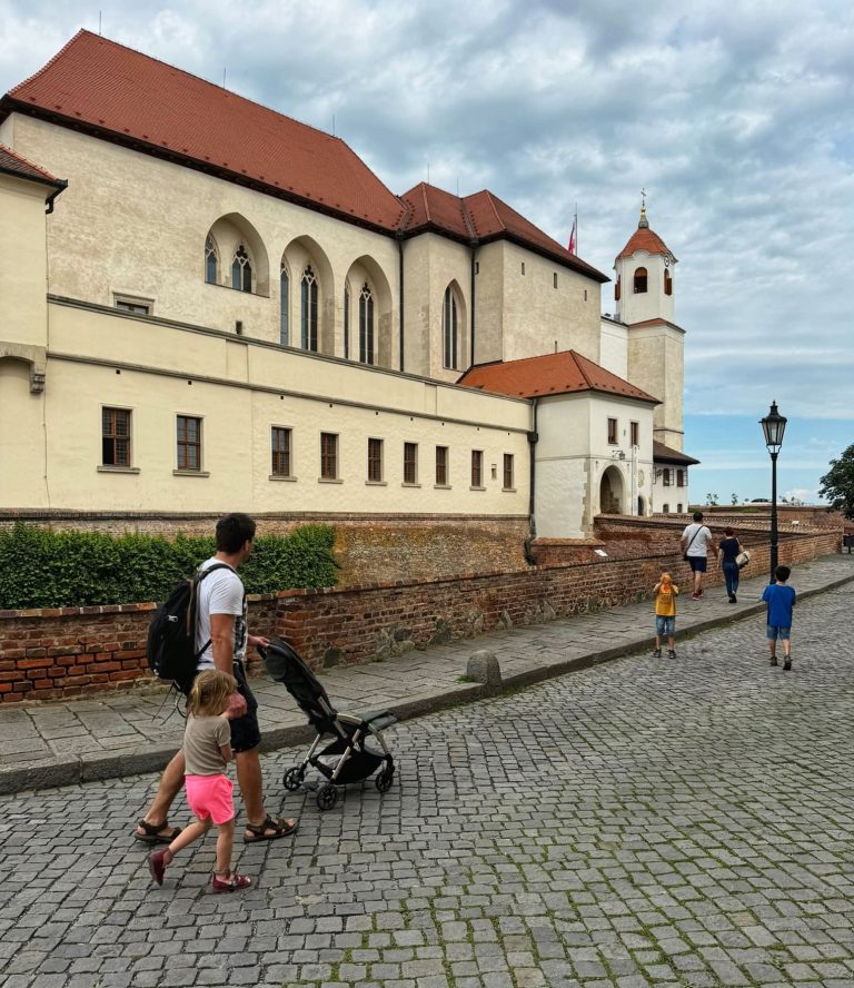 Brünn Brno város, Csehország látnivalók Spilberk vár és park