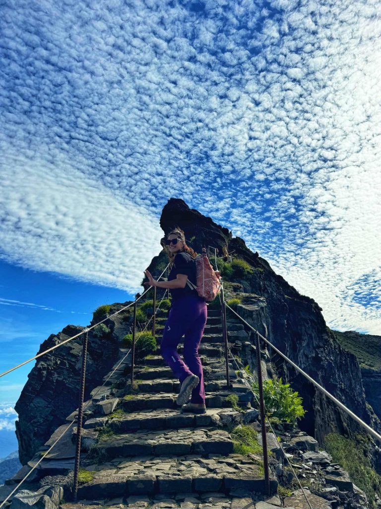 Pico do Arieiro Madeira túrázás gyerekkel