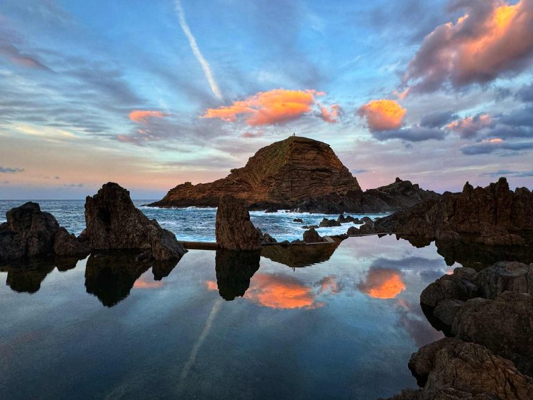 Madeira látnivalók gyerekkel Porto Moniz lávamedencék