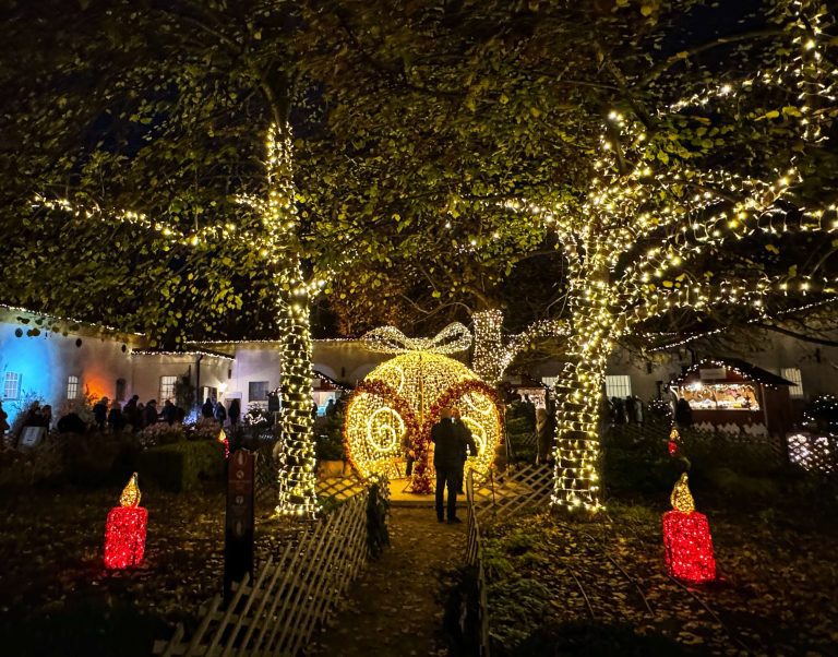 schloss hof kastély, ausztria karácsony fények gyerekprogram