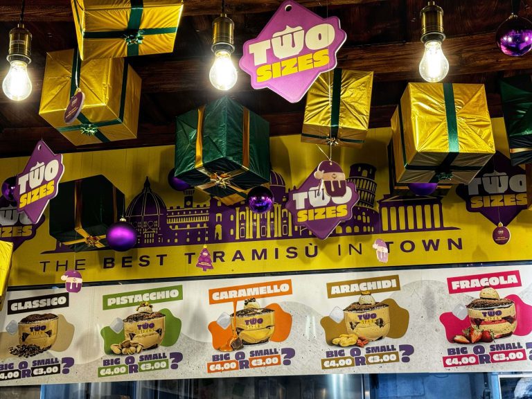 two sizes tiramisu római ételek gyerekkel