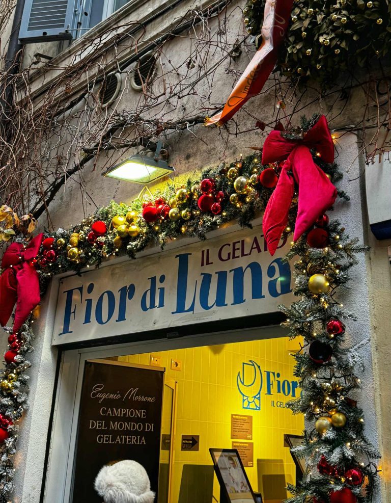 Fiordiluna gelateria Róma gelato családdal olasz