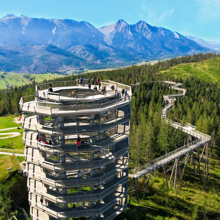 bachledka lombkorona sétány kilátó panoráma adrenalinháló